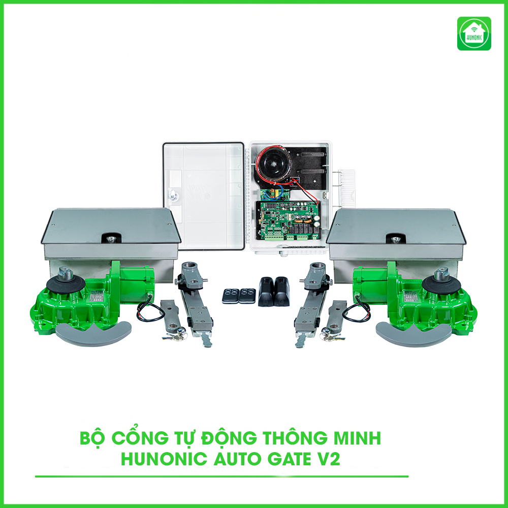 Cổng Tự Động Thông Minh Hunonic Auto Gate – Mở Cổng Qua 4G